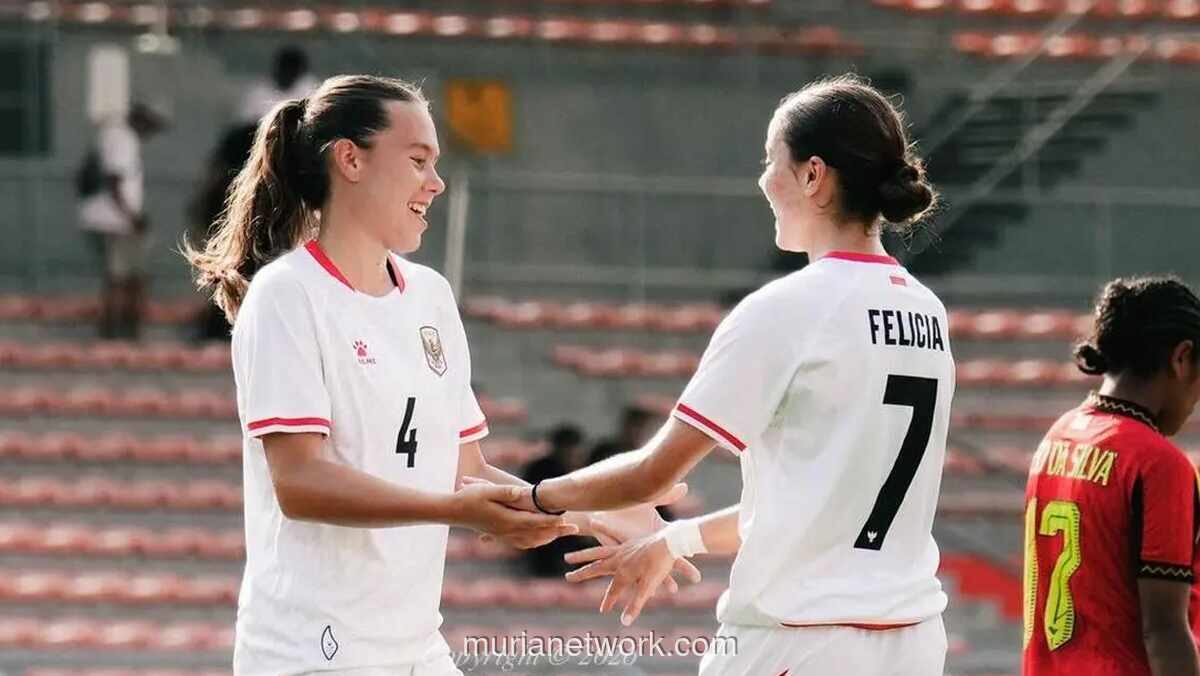 Unggul 1-0 atas Laos di Babak Pertama, Indonesia Selangkah Lagi Pertahankan Gelar Piala AFF Wanita