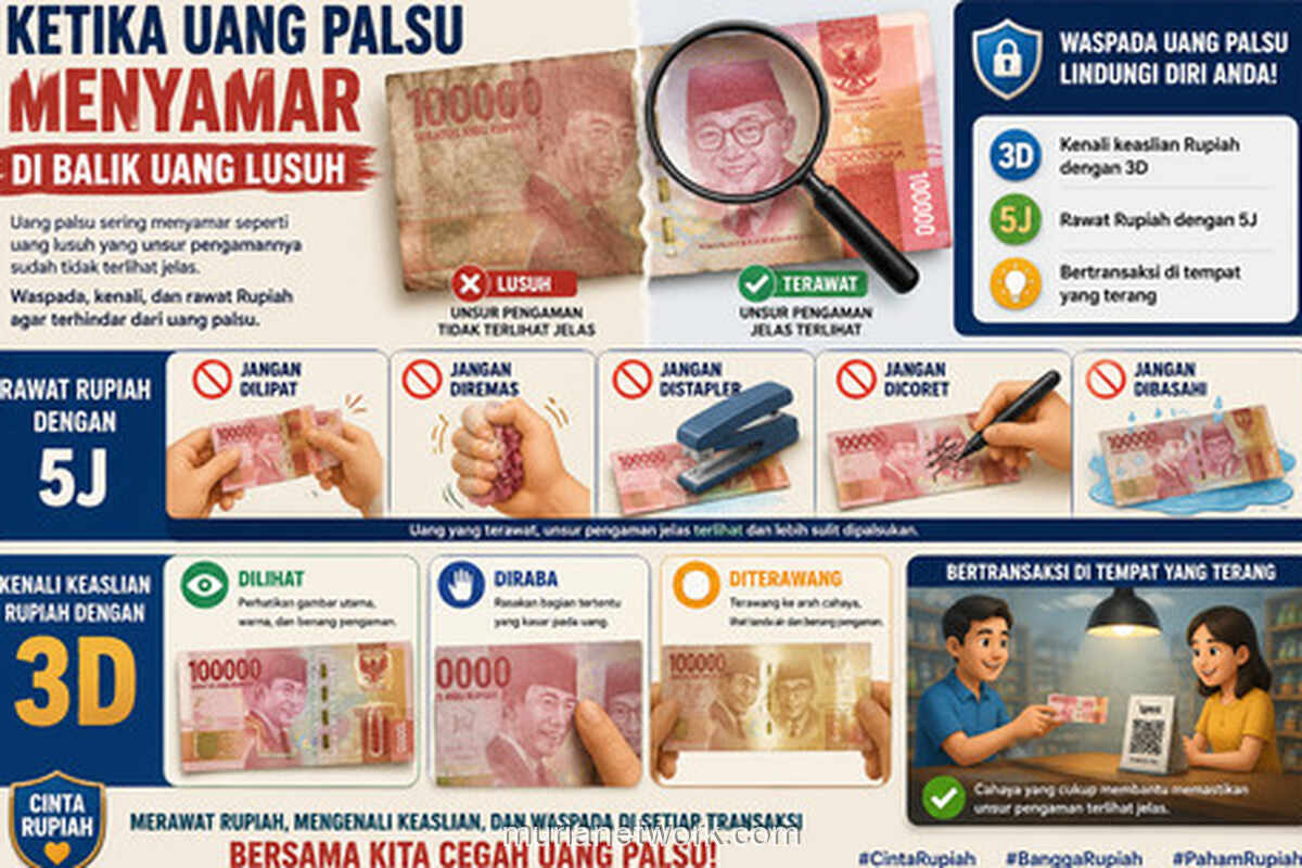 Uang Lusuh Jadi Sasaran Empuk Pemalsuan, Begini Cara Melindungi Rupiah