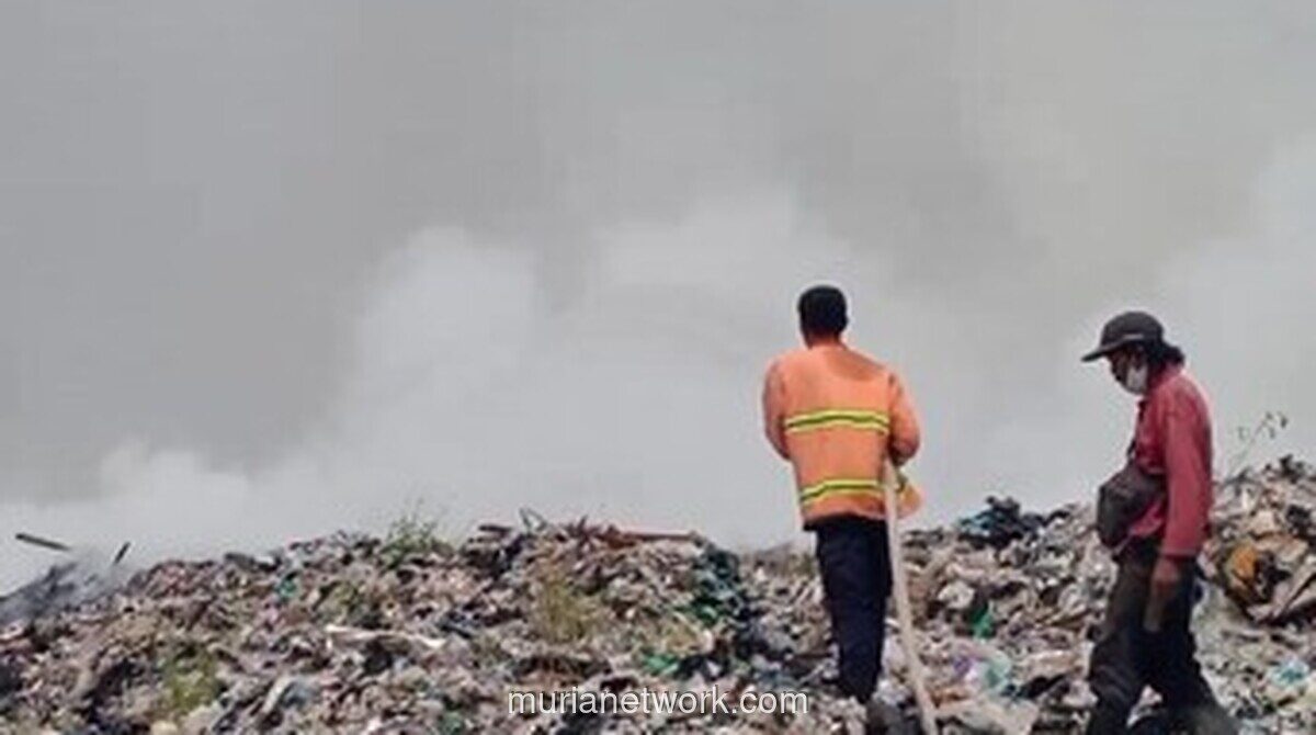 TPA Dengung di Lebak Terbakar, Diduga Akibat Pembakaran Ilalang