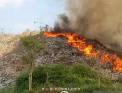Kebakaran Landa TPA Pakusari Jember, Diduga Akibat Puntung Rokok