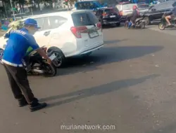 Pengemudi Ojol Tewas Kecelakaan Tunggal di Patung Kuda Jakarta Pusat