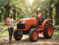 Traktor Kubota Jadi Andalan Petani Dorong Mekanisasi Pertanian Modern