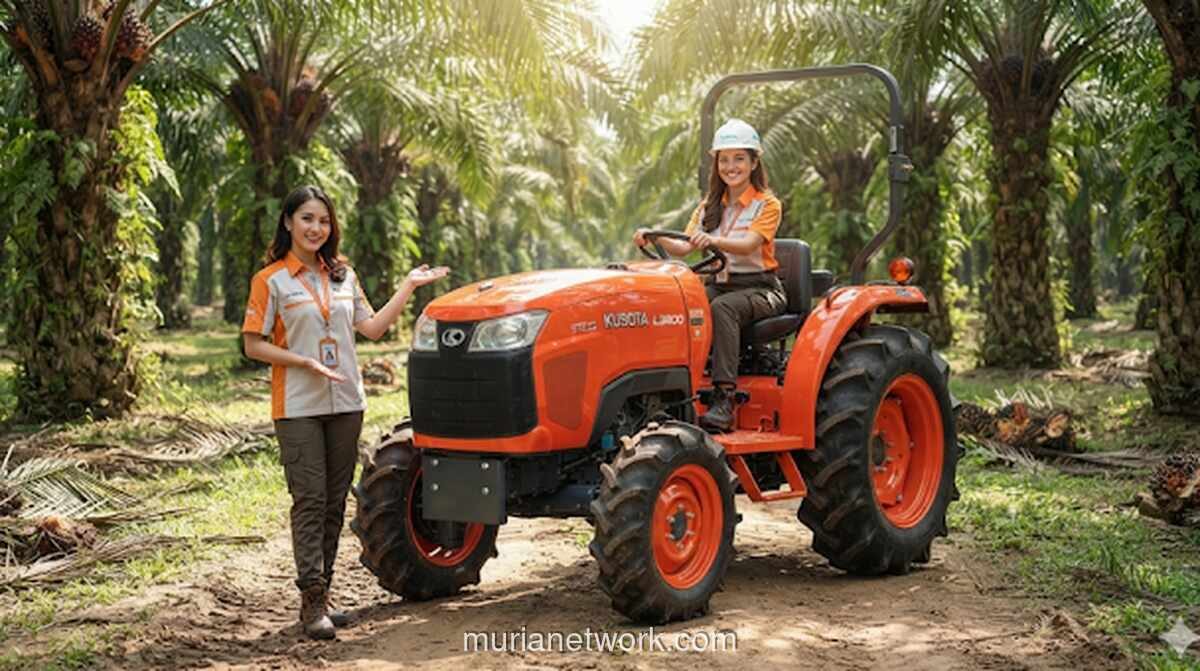 Traktor Kubota Jadi Andalan Petani Dorong Mekanisasi Pertanian Modern