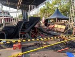 Tribun Ambruk di Speed Fest Banyumas, 90 Orang Terluka