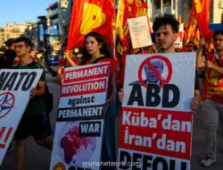 Polisi Turki Tangkap Lebih 100 Demonstran Anti-NATO Jelang KTT di Ankara