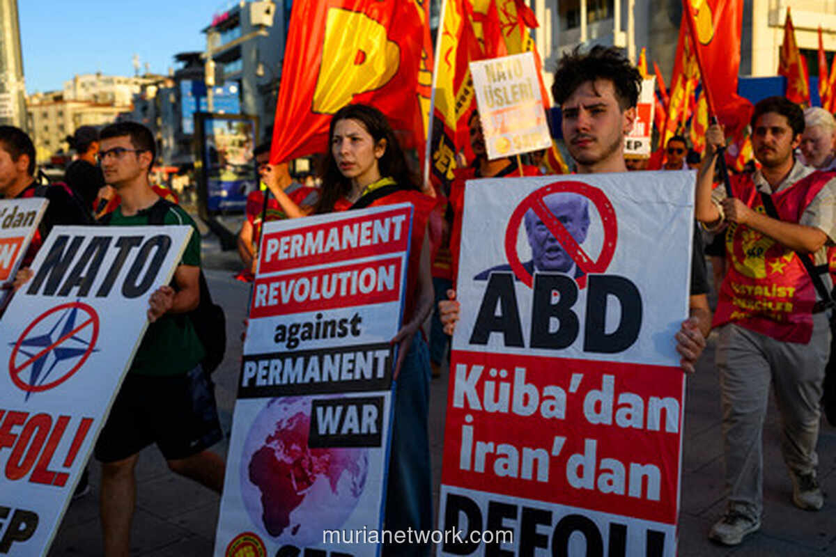 Polisi Turki Tangkap Lebih 100 Demonstran Anti-NATO Jelang KTT di Ankara