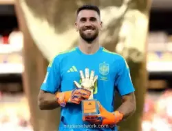 Unai Simon Raih Sarung Tangan Emas Piala Dunia 2026, Bawa Spanyol Juara