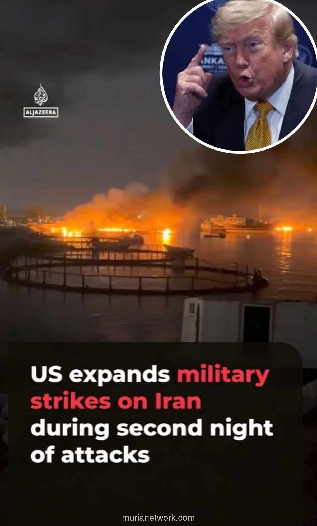 AS Bombardir Iran Malam Kedua, Targetkan 90 Fasilitas Militer