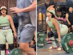 Usai Viral Marah-marah di Gym, Nyimas Laula Tantang Netizen Rasakan Langsung Situasi Latihan Angkat Besi