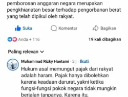 Ustadz Ahmad Dairobi: Hukum Asal Pajak Haram, Hanya Boleh dalam Keadaan Darurat