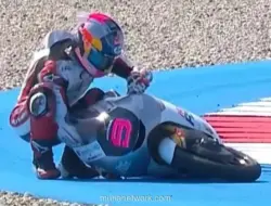 Veda Ega Pratama Crash di Moto3 Belanda, Tim Pastikan Tak Cedera Serius