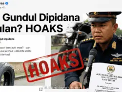 Polisi Bantah Narasi Viral Pemotor Ban Gundul Terancam Pidana Sebulan