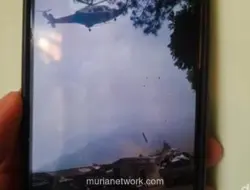 Angin Helikopter Terbang Rendah Rusak Lapak Pedagang di Cisarua