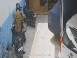 Viral Video Pencurian Motor di Bogor, Polisi Selidiki Pelaku