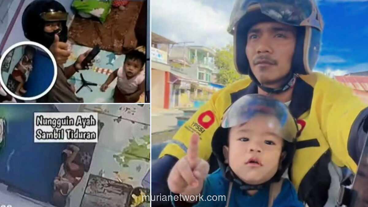 Kisah Ayah Tunggal di Kolaka Pantau Anak Lewat CCTV Saat Ngojol, Viral di TikTok
