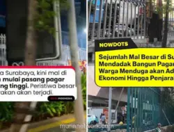 Pagar Besi Tinggi Muncul di Mal Jakarta Selatan, Warganet Berspekulasi