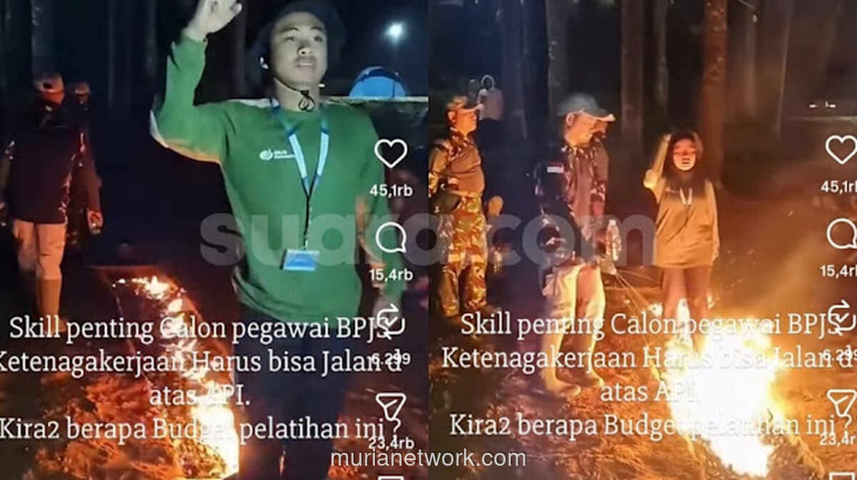 Video Pelatihan Calon Pegawai BPJS Ketenagakerjaan Berjalan di Atas Bara Api Viral, BPJS Watch: Tidak Tepat dan Berisiko