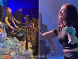 Viral Video Nathalie Holscher Disawer Duit Segunung Saat Nge-DJ di Banjarmasin