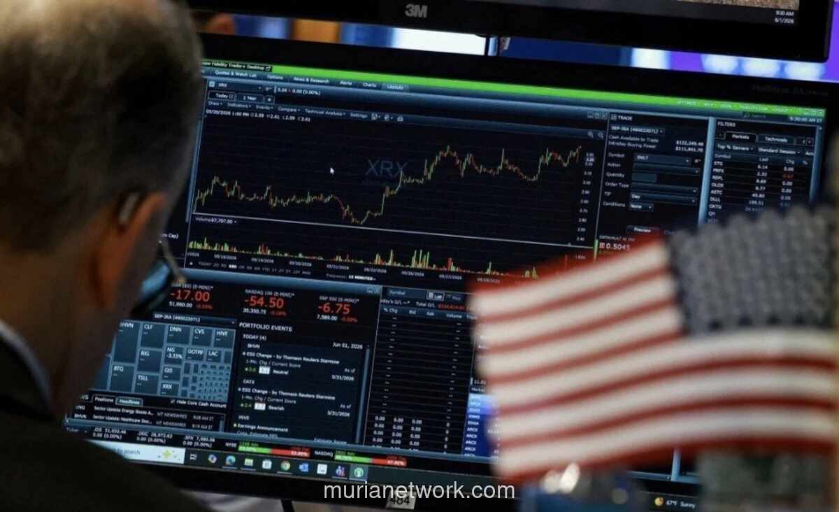 Wall Street Ditutup Menguat, Inflasi AS Melandai di Juni
