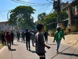 Bentrok Saat Penertiban Lahan di Makassar, Warga dan Aparat Beradu di Jalan Ujung Bori