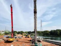 WSBP Suplai Spun Pile dan Beton untuk Proyek Tata Air di Jakarta Utara