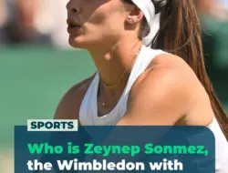 Petenis Turki Zeynep Sonmez Gunakan Peredam Getaran Semangka di Wimbledon sebagai Dukungan untuk Palestina