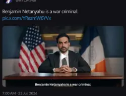 Wali Kota New York Sebut Netanyahu Penjahat Perang, Desak Penangkapan Jika Hadiri Sidang PBB