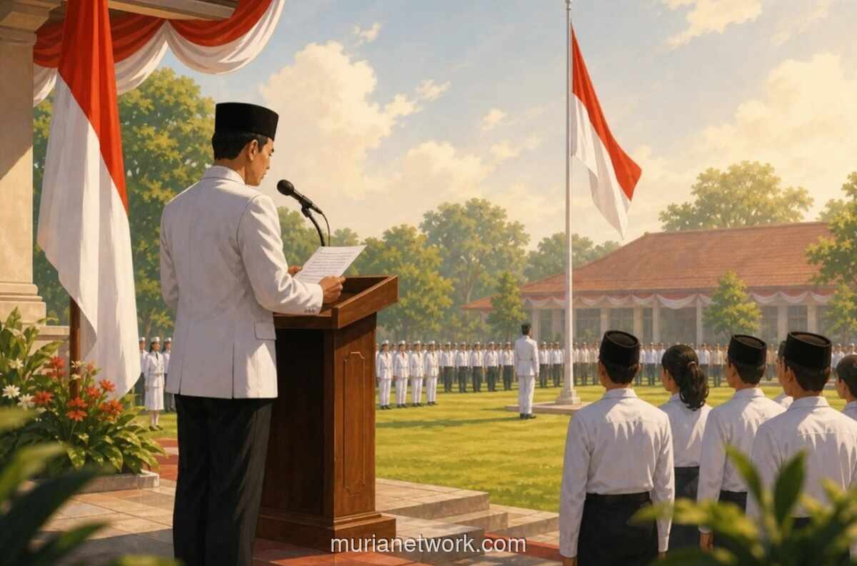 10 Contoh Sambutan Ketua RT untuk 17 Agustus, dari Upacara hingga Malam Tirakatan