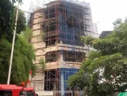 Kebakaran di Cikini, 10 Pekerja Dievakuasi dari Atap Gedung