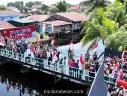 Polda Riau Resmikan 110 Jembatan Merah Putih Presisi, Buka Akses Pelosok
