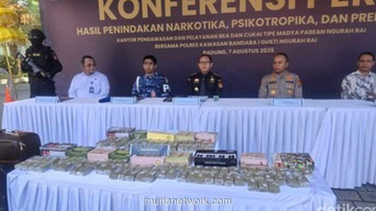 Ganja Pasta Rp 1,5 Miliar Disamarkan dalam Mainan Anak, Dua WNA India Dibekuk di Ngurah Rai