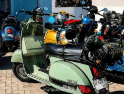 22 Vespa Komunitas Makassar Hangus Terbakar di KM Mutiara Sentosa 2