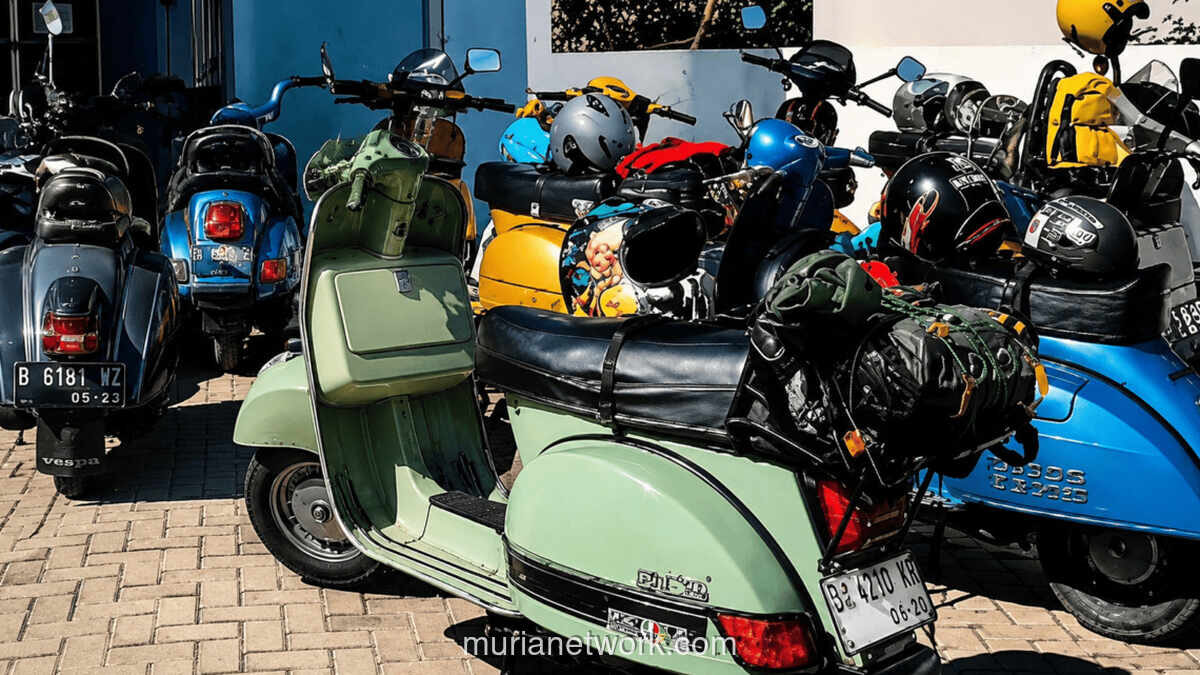 22 Vespa Komunitas Makassar Hangus Terbakar di KM Mutiara Sentosa 2