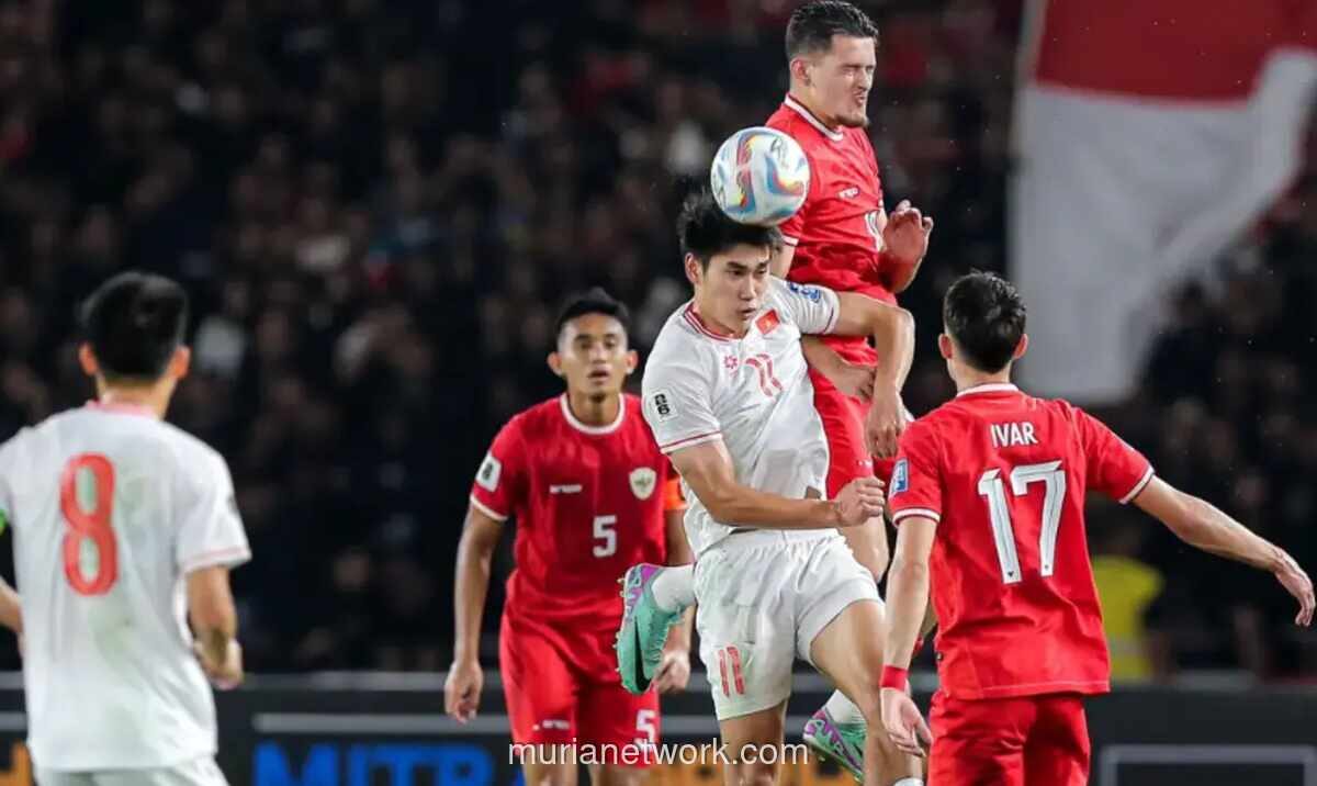 Timnas Indonesia Kalah Telak 0-3 dari Vietnam di Piala AFF 2026