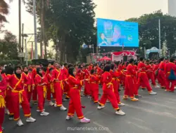 Ribuan Pesilat Meriahkan CFD Bundaran HI dengan Flashmob