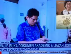 PTUN Jakarta Kuatkan Putusan KIP, UGM Harus Serahkan Tujuh Dokumen Akademik Jokowi