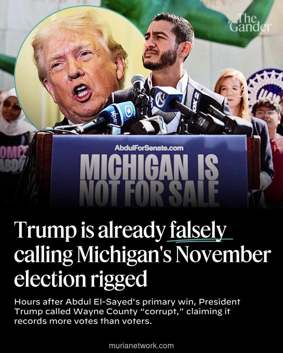 Kandidat Pro-Palestina Menang di Michigan, Siap Hadapi Pemilu Senat AS
