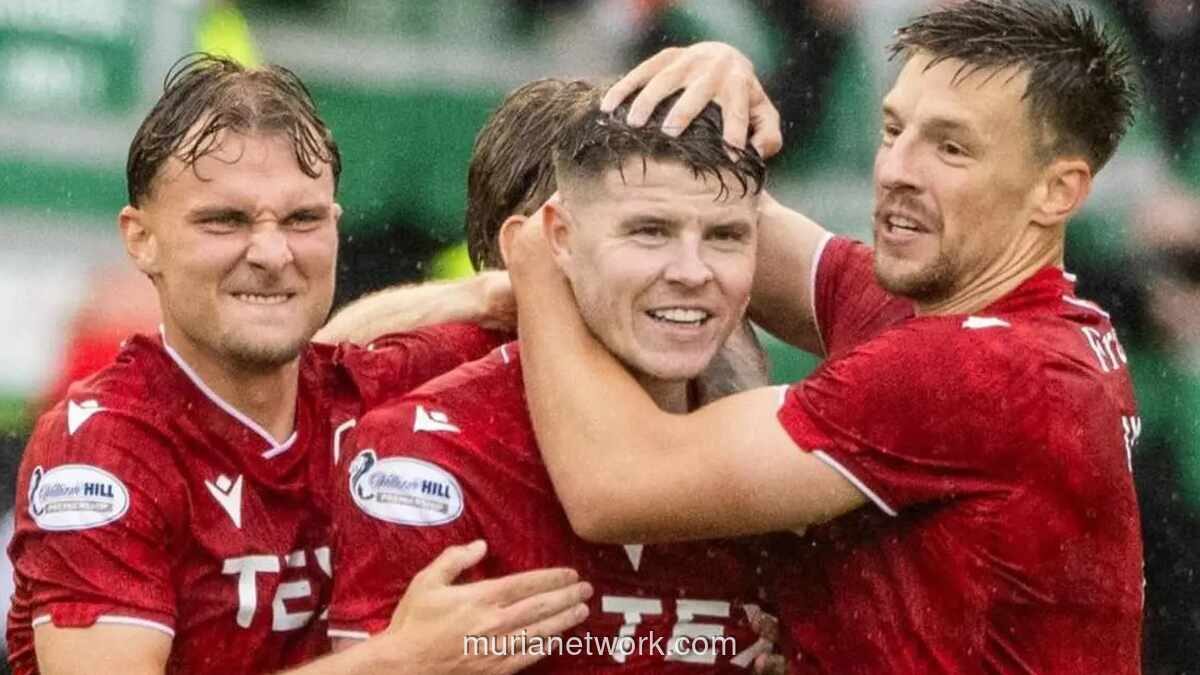 Aberdeen Comeback Dramatis di Masa Perpanjangan, Taklukkan Hearts 2-1