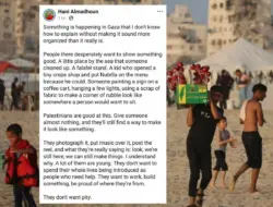 Dua Wajah Gaza: Antara Kedai Crepe dan Antrean Makanan