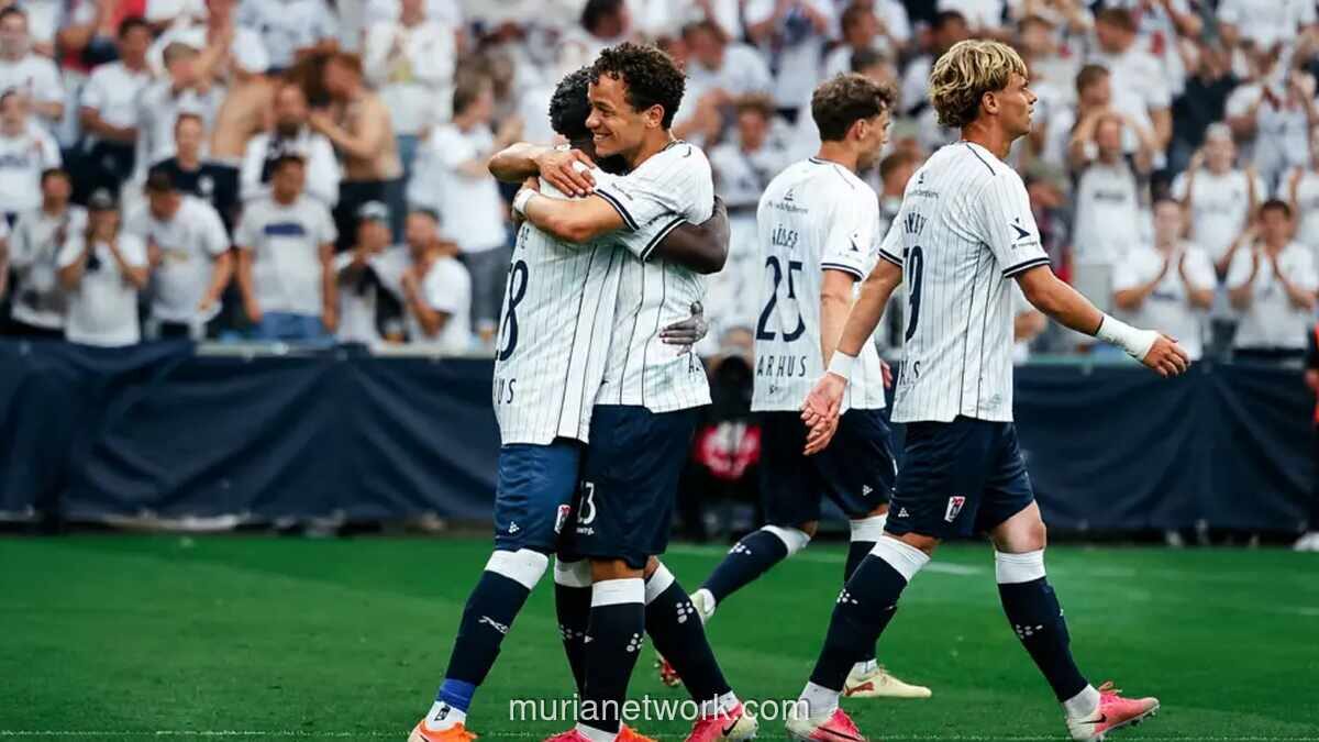 AGF Kalahkan Sabah FK 2-1 di Kualifikasi Liga Champions