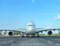 Airbus A380 Emirates Mendarat di Soekarno-Hatta untuk Dukung Tur Pramusim Chelsea vs AC Milan