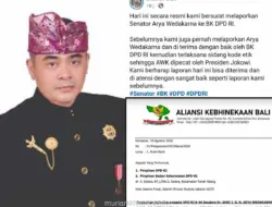 Aliansi Kebhinekaan Bali Adukan Arya Wedakarna ke BK DPD RI