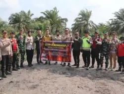 Polres Ogan Ilir Perkuat Deteksi Dini Karhutla dengan Patroli Terpadu dan Drone