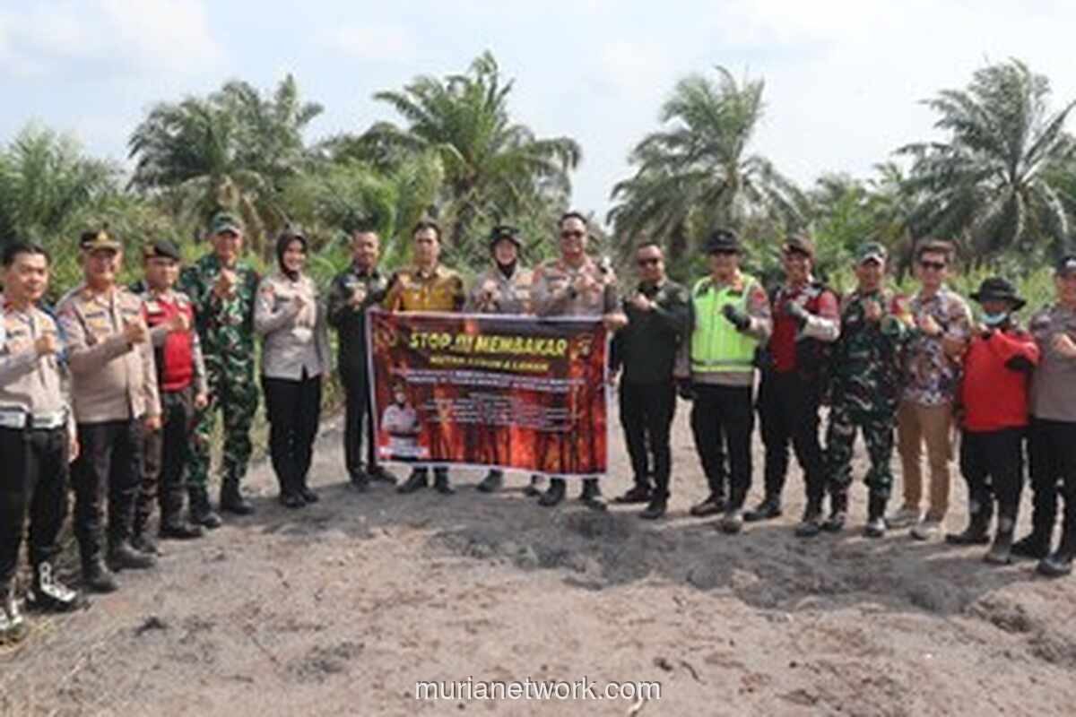 Polres Ogan Ilir Perkuat Deteksi Dini Karhutla dengan Patroli Terpadu dan Drone
