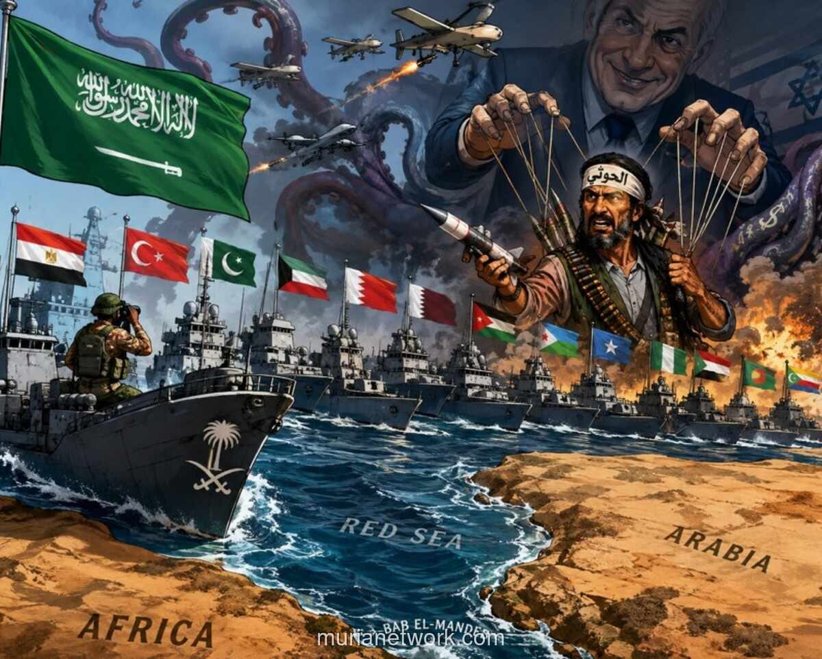 Arab Saudi Bentuk Koalisi Maritim Multinasional untuk Amankan Laut Merah