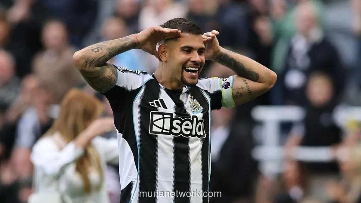 Arsenal Resmi Rekrut Bruno Guimaraes dari Newcastle dengan Nilai Transfer 75 Juta Poundsterling