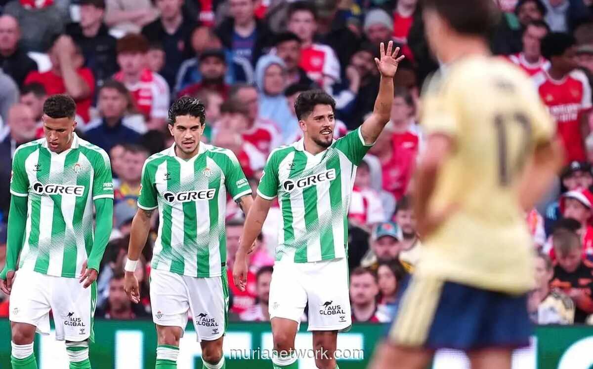 Arsenal Takluk 1-3 dari Real Betis di Laga Uji Coba