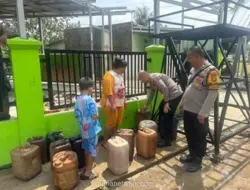 Polisi Bangun Sumur Bor di Palembang untuk Atasi Kekeringan