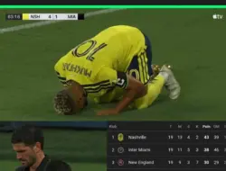 Nashville SC Hancurkan Inter Miami 4-1, Mukhtar Cetak Brace dan Sujud Syukur