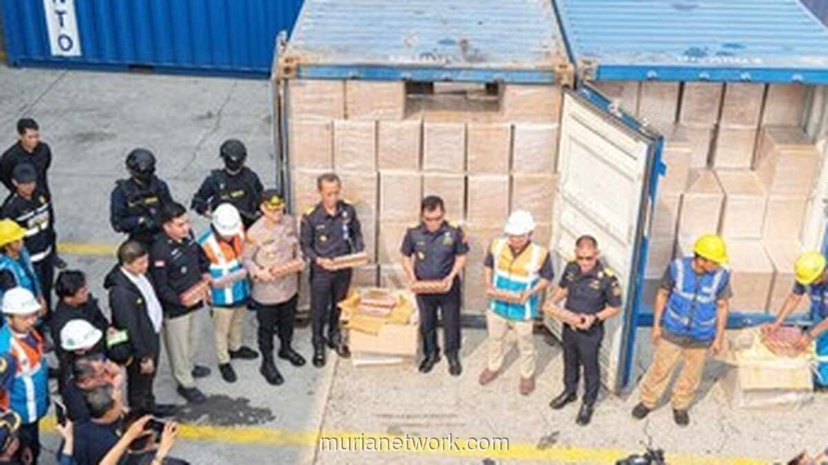 Bea Cukai Gagalkan Pengiriman 8,96 Juta Batang Rokok Ilegal ke Sumatera